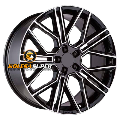 Khomen Wheels 9,5x21/5x130 ET46 D71,6 KHW2101 (Cayenne) Black-FP