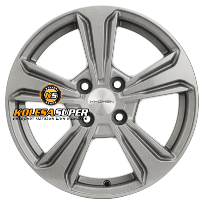 Khomen Wheels 6x15/4x100 ET50 D60,1 KHW1502 (Vesta) G-Silver