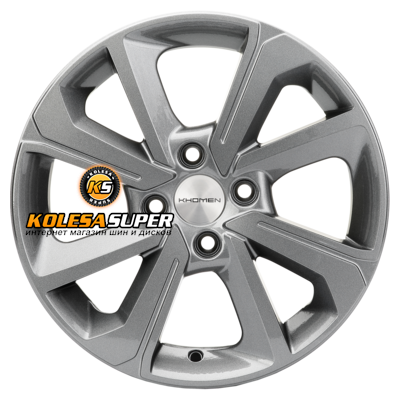 Khomen Wheels 6x15/4x100 ET48 D54,1 KHW1501 (Rio I) Gray