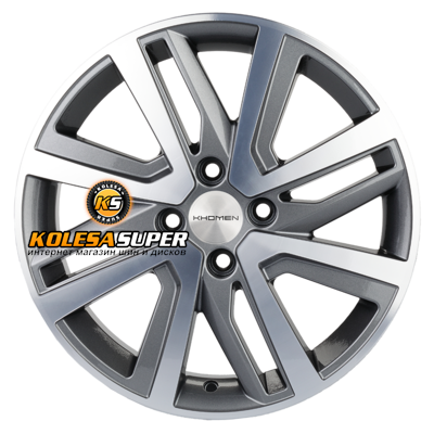 Khomen Wheels 6x16/4x100 ET48 D54,1 KHW1609 (Rio I/Solaris I) Gray-FP