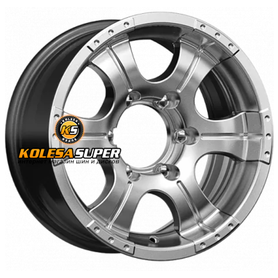 K&K 7x15/6x139,7 ET20 D108,5 Байконур (КС473) Дарк платинум