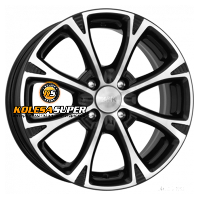 K&K 6x15/4x100 ET46 D54,1 Блюз-оригинал (КС606) Алмаз черный