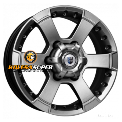 K&K 7x16/6x139,7 ET30 D106,1 M56 (КС593) Дарк платинум