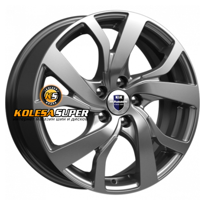 K&K 6x15/5x112 ET43 D57,1 Палермо-оригинал (КС668) Дарк платинум