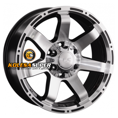 LS 8x18/6x139,7 ET20 D106,1 1289 BKF (конус, Колпак+лого)