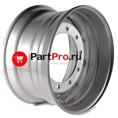 11,7x22,5/10x335 ET120 D281 M22 Silver