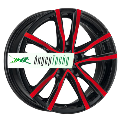 Фото товара «6,5x16/5x112 ET45 D76 Milano Black Red Face»