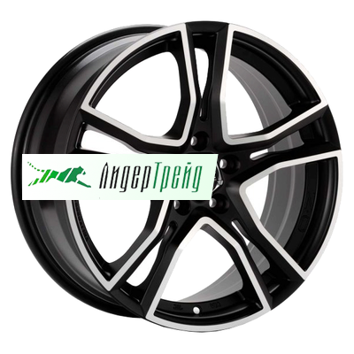 Фото товара «8x17/5x100 ET35 D68 Adrenalina Matt Black + Diamond Cut»