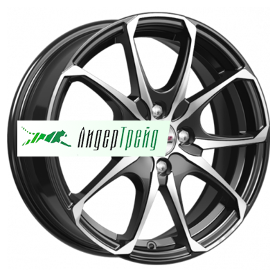 Фото товара «6x16/4x114,3 ET40 D67,1 Такеши (КС877) Блэк Джек»