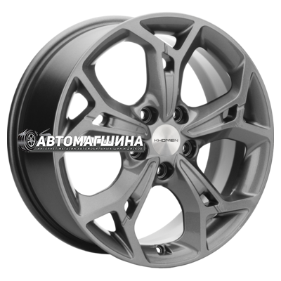 7x17/5x114,3 ET37 D66,5 Khomen Wheels KHW1702 (Jolion) Gray