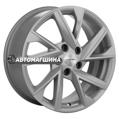 7x17/5x110 ET45 D67,1 Khomen Wheels KHW1714 (DFM580) F-Silver