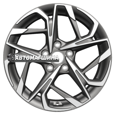 7x17/5x110 ET40 D67,1 Khomen Wheels KHW1716 (Evolute i-Joy) Gray-FP