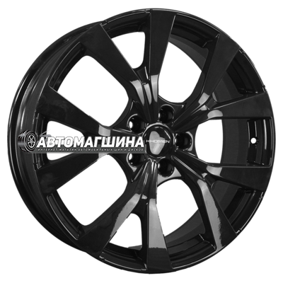 7x19/5x108 ET33 D60,1 Khomen Wheels KHW1906 (Chery Tiggo 7 Pro) Black