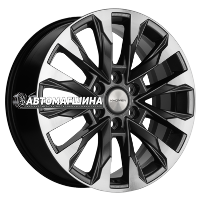 8x20/6x139,7 ET38 D67,1 Khomen Wheels KHW2010 (Pajero IV) Gray-FP