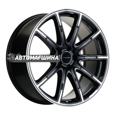 9,5x21/5x112 ET45 D66,6 Khomen Wheels KHW2102 (GLS/GLE) Black-FP