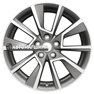 7x18/5x114,3 ET50 D67,1 Khomen Wheels KHW1802 (CX-5/Seltos) Gray-FP