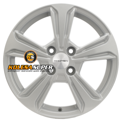 Khomen Wheels 6x15/4x100 ET48 D54,1 KHW1502 (Solaris I) F-Silver