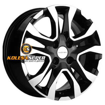 Khomen Wheels 6x15/4x98 ET36 D58,5 KHW1503 (Lada Granta) Black-FP