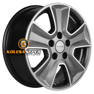 Khomen Wheels 6,5x16/5x114,3 ET43 D67,1 KHW1601 (Huyndai/Kia) Gray-FP
