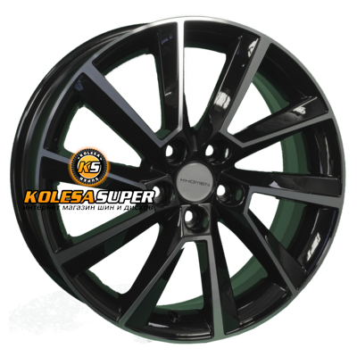 Khomen Wheels 6x16/5x105 ET39 D56,6 KHW1604 (Aveo) Black-FP