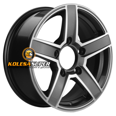 Khomen Wheels 6,5x16/5x139,7 ET40 D98,5 KHW1614 (Niva 4x4) Gray-FP
