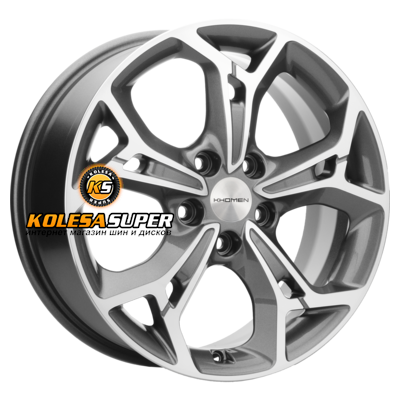 Khomen Wheels 7x17/5x114,3 ET37 D66,5 KHW1702 (Jolion) Gray-FP