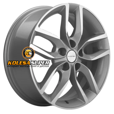 Khomen Wheels 6,5x17/5x108 ET33 D60,1 KHW1708 (Chery Tiggo 7pro) F-Silver-FP