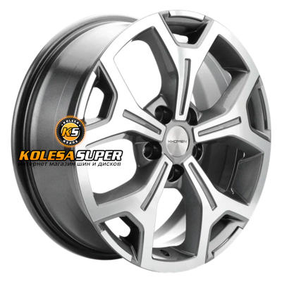 Khomen Wheels 6,5x17/5x120 ET60 D65,1 KHW1710(2) (VW Multivan) Gray-FP
