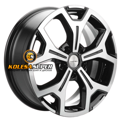 Khomen Wheels 6,5x17/5x108 ET33 D60,1 KHW1710 (Chery Tiggo 7pro) Black-FP