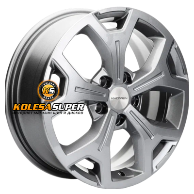 Khomen Wheels 6,5x17/5x108 ET33 D60,1 KHW1710 (Chery Tiggo 7pro) Gray