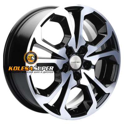 Khomen Wheels 6,5x17/5x114,3 ET37 D66,5 KHW1711 (Jolion) Black-FP