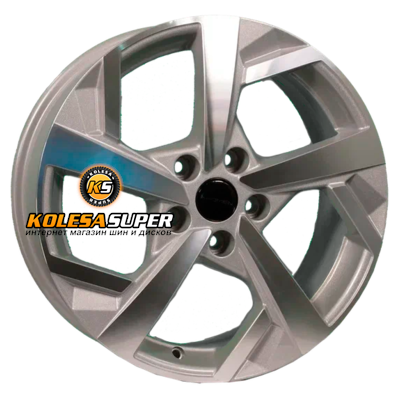 Khomen Wheels 7x17/5x114,3 ET37 D66,5 KHW1712 (Jolion) F-Silver-FP
