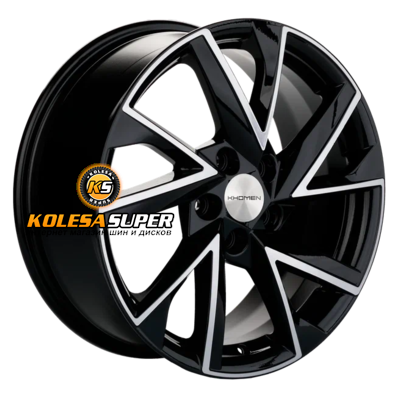 Khomen Wheels 7x17/5x114,3 ET40 D57,1 KHW1714 (Besturn X40) Black-FP