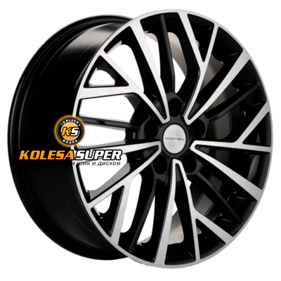 Khomen Wheels 7x17/5x114,3 ET45 D60,1 KHW1717 (Changan/Geely/Lexus/Toyota) Black-FP
