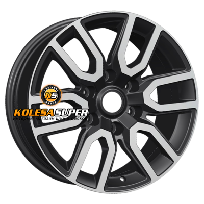 Khomen Wheels 8x17/6x139,7 ET30 D106,1 KHW1723 (JAC T6 Pickup) Black-FP