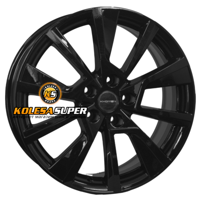 Khomen Wheels 7x18/5x114,3 ET37 D66,5 KHW1802 (Dargo/Jolion) Black