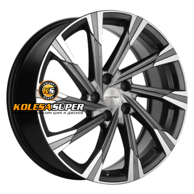 Khomen Wheels 7,5x19/5x108 ET33 D60,1 KHW1901 (Chery Tiggo 7 Pro) Gray-FP