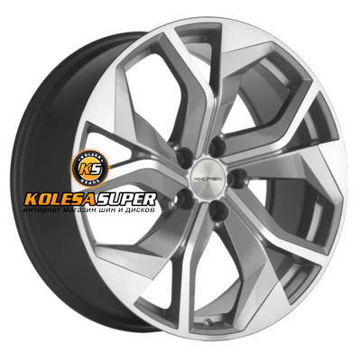 Khomen Wheels 8,5x20/5x112 ET20 D66,5 KHW2006 (Q8) Brilliant Silver-FP