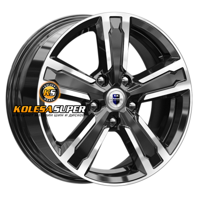 K&K 6,5x16/5x100 ET38 D57,1 Оклахома (КС998) Алмаз черный