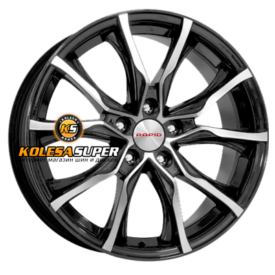 K&K 7,5x17/5x120 ET37 D72,6 Твист-оригинал (КС697М) Алмаз черный