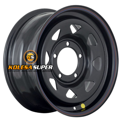Off-Road Wheels 7x16/5x139,7 ET15 D110 УАЗ (треуг. мелкий) черный