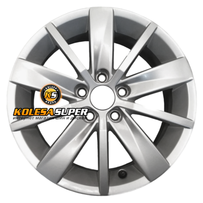 СКАД 6x15/5x100 ET40 D57,1 Original Tosa VW Polo Silver
