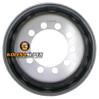 SRW 6x17,5/10x225 ET133 D176 Silver (3176071) (10 мм) прицеп 2 180 кг (с вент., уп.)