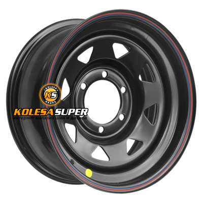 ZEPP 4x4 8x16/6x139,7 ET10 D110 Toyota Hilux 2.5D, 3.0D (треуг. мелкий) Черный (LTM) (с увелич.полкой)