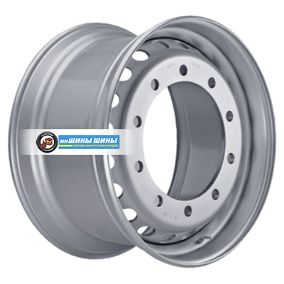 8,25x22,5/10x285,75 ET155 D220 M22 Silver (2223) Тягач (Америка)