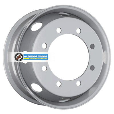 6,75x17,5/8x275 ET130 D221 M20 Silver (1744A)