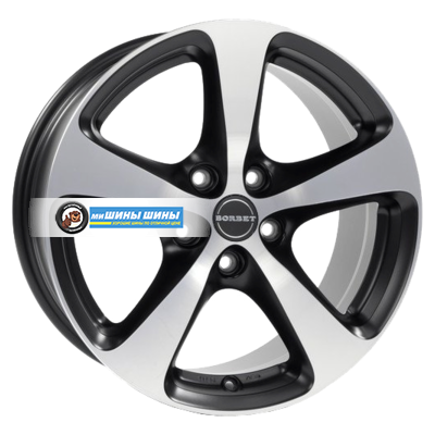 7x16/5x115 ET40 D70,1 CC Black Polished Glossy