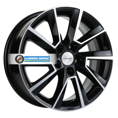 6x15/5x100 ET37 D54,1 KHW1507 (15) Black-FP