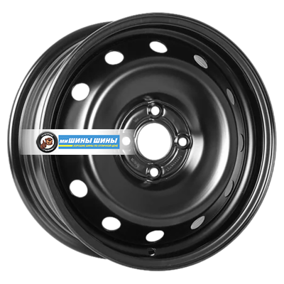 6x15/4x100 ET50 D60,1 Веста Black (RZA30452AV) (3,5 мм) 450 кг