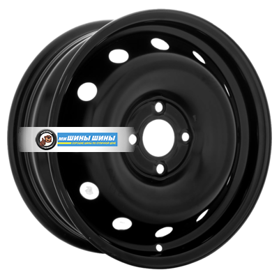 6x15/4x98 ET35 D58,5 15012 AM Black VAZ 2110 & later, Fiat Panda